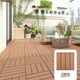 thumbnail image 3 of Piso Deck Ladrillo Wpc Modular Jardín 30x30cm Fácil Instalación 6pzs, 3 of 7