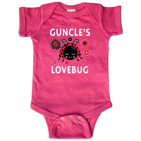 

Inktastic Valentine s Day Guncle s Lovebug Gift Baby Boy or Baby Girl Bodysuit