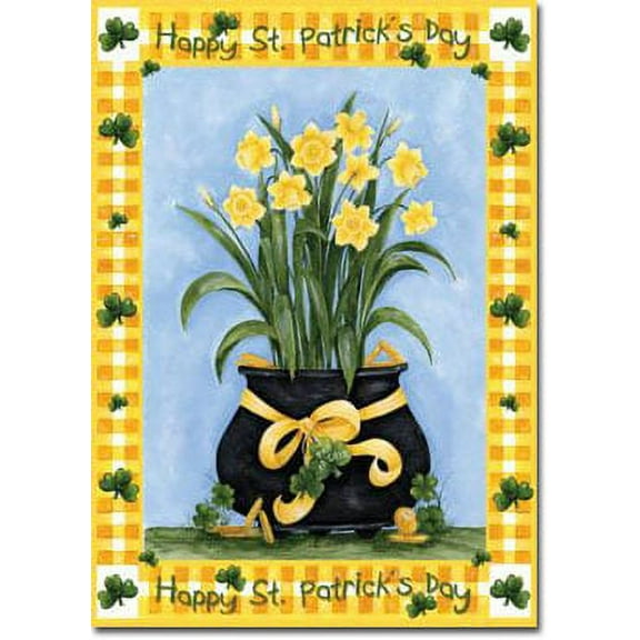 Lucky Daffodils Toland Art Banner