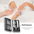 thumbnail image 1 of Fyydes Nail Cutter Set, Nail Clippers Set,8 Pcs Stainless Steel Nail Scissors Cutter Clippers Set Fingernail Toenail, 1 of 7