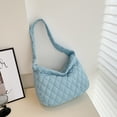 thumbnail image 1 of Bolsa de moda para mujer de compras de gran capacidad patrón de rombos para dama Sywqhk Para Estrenar, 1 of 9