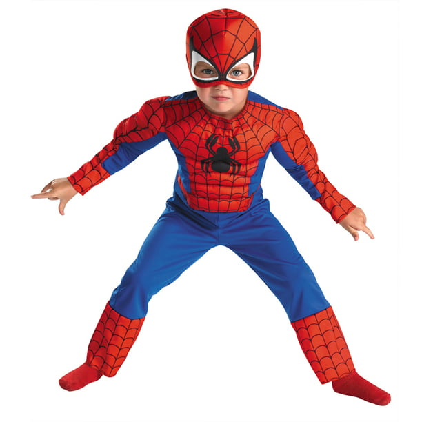 Costumes Spider-Man Toddler Muscle Costume 50122 [Small 2T] - Walmart.com