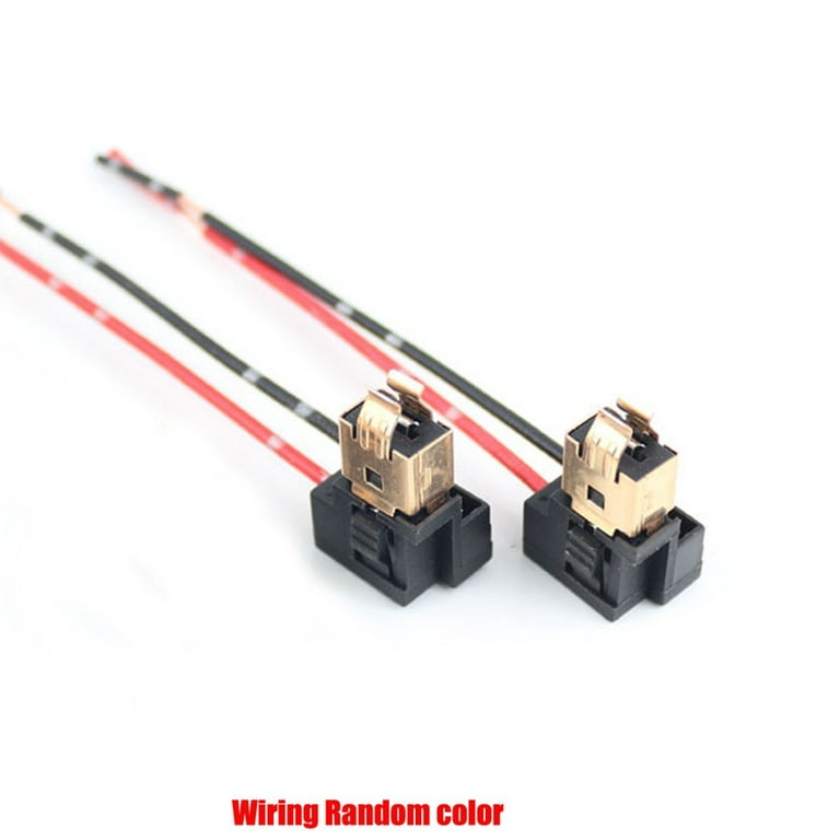 2pcs H1 LED Single Conversion Wiring Connector Cable Holder Adapter for LED  Headlight Bulbs Accessories