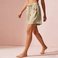 thumbnail image 2 of Linen Shorts for Women 2026 Cute Drawstring Linen Pants Lounge Outfit Elastic Waist Shorts Summer Pants Casual Loose Outfits 2026 Bermuda Wide Leg Short Comfy Shorts Lounge Wear M, 2 of 6