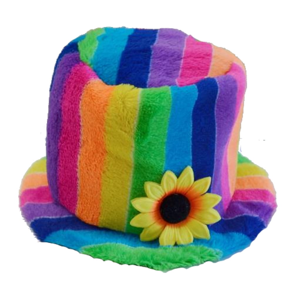 rainbow bucket hat