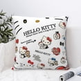 thumbnail image 6 of Hello Kitty Pillow Cover, Square Throw Pillow Cases For Couch Sofa Bed Living Room,Home Decorative, 20"X20", 6 of 9