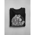 thumbnail image 3 of Incredible Lion Head Sweatshirt Men -Image by Shutterstock, Male Large, 3 of 4