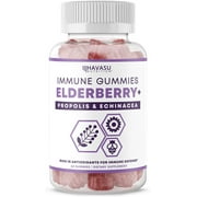 Havasu Nutrition Elderberry Gummies with Propolis   Echinacea Extract | 60 Vegetarian Gummies for Adults and Kids
