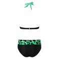 thumbnail image 4 of ibiyuan Plus Size Summer Outfits 2 Piece Tankini with Pockets 2026 Tummy Control Bathing Suit Swimwear Floral Dress 2 Piece Swimsuit for Women,Green, 4 of 5