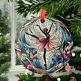 thumbnail image 2 of Ballet Dance Ornament SunCatcher Ballet Dancing Light Catcher Window Hanging Dancing Home Decoration Ballerina Gift, 2025, Holiday Decoration, Seasonal 2025, Festive Home Accent,, 2 of 5