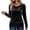 Black, variant on UVEASISHA Women Velvet Tops Trendy Asymmetrical Hem Blouses Elegant Dressy Tunic T-Shirts Fall Winter Office Evening Party Dressy Tshirts L