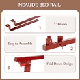 thumbnail image 4 of Folding Bed Rail for Elderly - Senior Safety Cane, Collapsible Bedside Support, Fall Prevention Grab Bar, 4 of 5