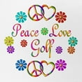 thumbnail image 2 of CafePress - Peace Love Golf - Adjustable Unisex Printed Trucker Hat with Mesh Back, 2 of 10