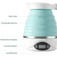 thumbnail image 6 of Collapsible Travel Kettle Electric Portable Foldable Kettle for Boiling Water, Suitable for 110V & 220V Dual Voltage, for Tea & Coffee, 850W Small Mini BPA-free Silicone Blue electric kettle, 6 of 6