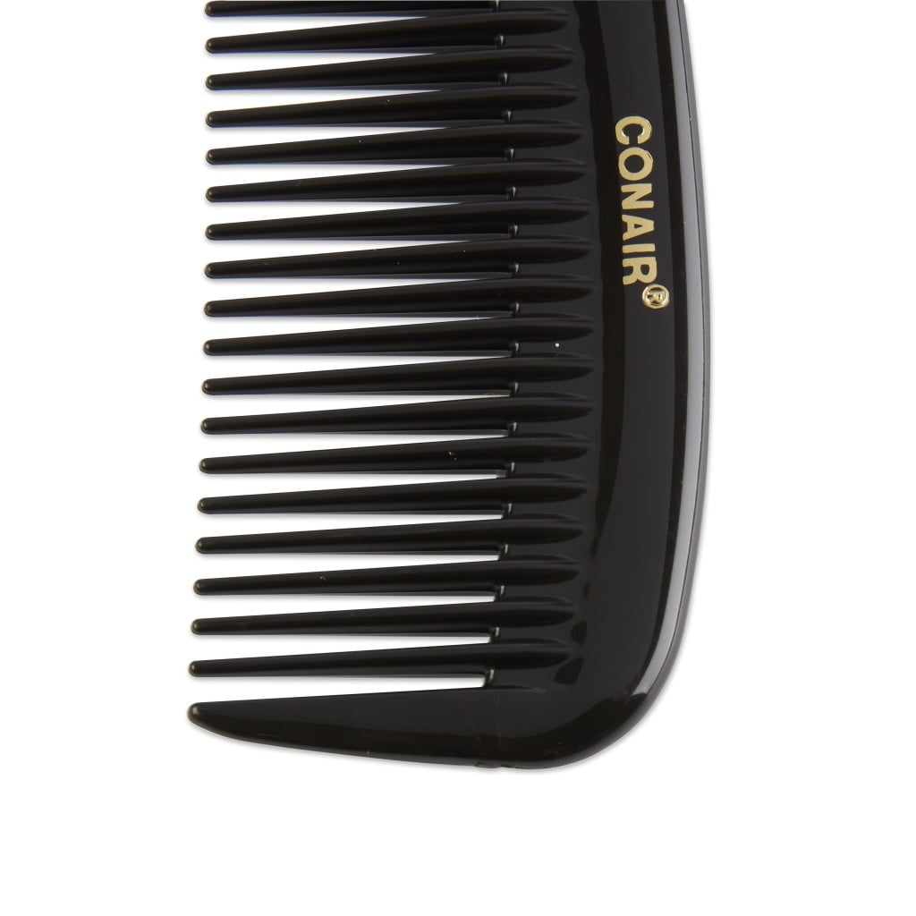 Conair Detangle & Style All-Purpose Hair Comb, Black