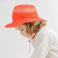 thumbnail image 4 of TOWED22 Baby Sun Hat UPF 50+ Sun Protective Toddler Bucket Hat Summer Kids Beach Hats Wide Brim Outdoor Play Hat for Boys Girls(Orange,2-7 Y), 4 of 4