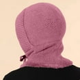 thumbnail image 5 of Soyumi Ski Mask Balaclava, Winter Fleece Windproof Thermal Face Cover Neck Warmer Hood Scarf for Men Women Cold Weather Ski Snow Climbing Cycling Outdoor Sports Breathable Face Mask Pink, 5 of 6