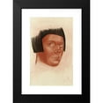 thumbnail image 2 of Alexander Evgenievich Yakovlev 11x14 Black Modern Framed Museum Art Print Titled - Portrait of a Woman, 2 of 5