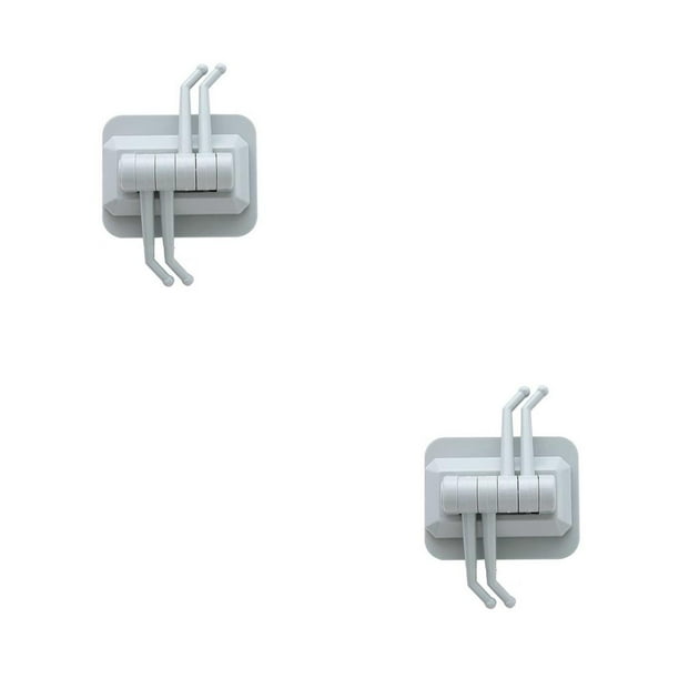 Matsuzay Load-Bearing Seamless Adhesive Hook Wear-resistant Waterproof Kitchen Hooks Pothook Stick Adjustable Strong Rotatable Wall Numero 3 2piezas Matsuzay CBP585965
