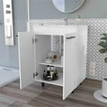 thumbnail image 4 of FM FURNITURE Selma 60 Inches Freestanding Vanity Cabinet Engineered Wood White, 4 of 8