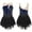 Navy Blue, variant on iiniim Kids Girls Sleeveless Ballet Gymnastics Leotard Glitter Rhinestone Skating Dance Dress Hot Pink 8