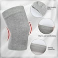 thumbnail image 5 of 4 Pairs Knee Warmers for Women Men Breathable Leg Warmers Knee Brace Pad Leg Compression Sleeve for Cycling Running Sports, 5 of 7