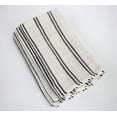 thumbnail image 5 of Fennco Styles Modern Striped Linen Blend Cloth Napkins 20" W x 20" L, Set of 4 - Black Woven Dinner Napkins for Home Décor, Dining Table, Banquets, Family Gathering and Special Events, 5 of 5