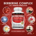 thumbnail image 6 of Toplux Berberine with Ceylon Cinnamon and Bitter Melon 2250mg - Metabolic Support Supplement for Overall Wellness for Men & Women 90 Capsules, 6 of 8