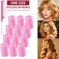 thumbnail image 6 of Casewin Jumbo Foam Sponge Hair Roller Soft Sleeping Rollers Curvy Wavy Hairstyle Curling Hair Styling Tools 24 Pieces Use for Long Hair Short Hair Ladies and Children 2"X2.75" Random Color, 6 of 7