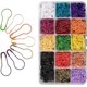 thumbnail image 1 of 750PCS 14 Colors Bulb Safety Pins Knitting Stitch Markers Sewing Making, 1 of 4