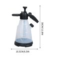thumbnail image 2 of Pulverizador de espuma para lavado de coches Pulverizador de presión neumático manual de 2,3 L para el detallado de automóviles y el riego de jardines: pulverizador de mano de alta presión con, 2 of 5