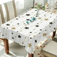 thumbnail image 4 of GZHJMY Star Tablecloth, Rectangle Waterproof Washable Polyester Table Cover for Picnic Dinner Holiday Party Decor, 54 x 54 Inch, 4 of 7