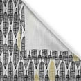 thumbnail image 6 of Ambesonne Feather Valance & Curtain, Style Art Tribal, 55"x45", Black White Mustard, 6 of 6