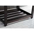 thumbnail image 2 of Kingston Brass VWP3122W4A5 Quadras 31" Ceramic Console Sink with Steel Base and Shelf (4-Inch, 3-Hole), White/Oil Rubbed Bronze, 2 of 6