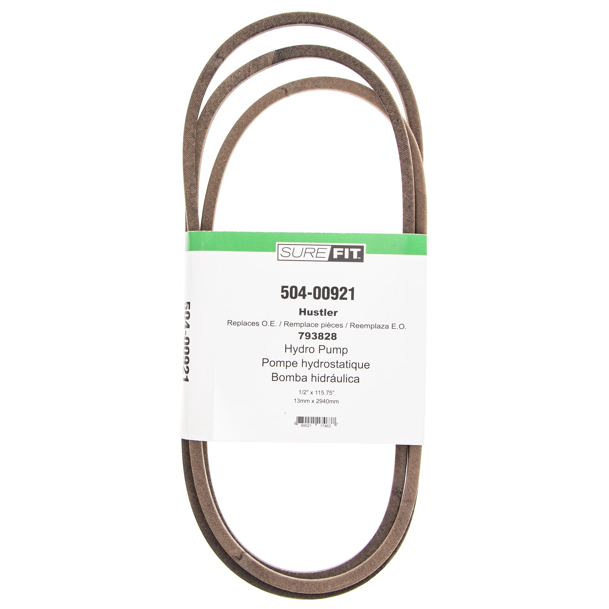 SureFit Hydro Pump Drive Belt Replacement for Hustler 793828 Mini