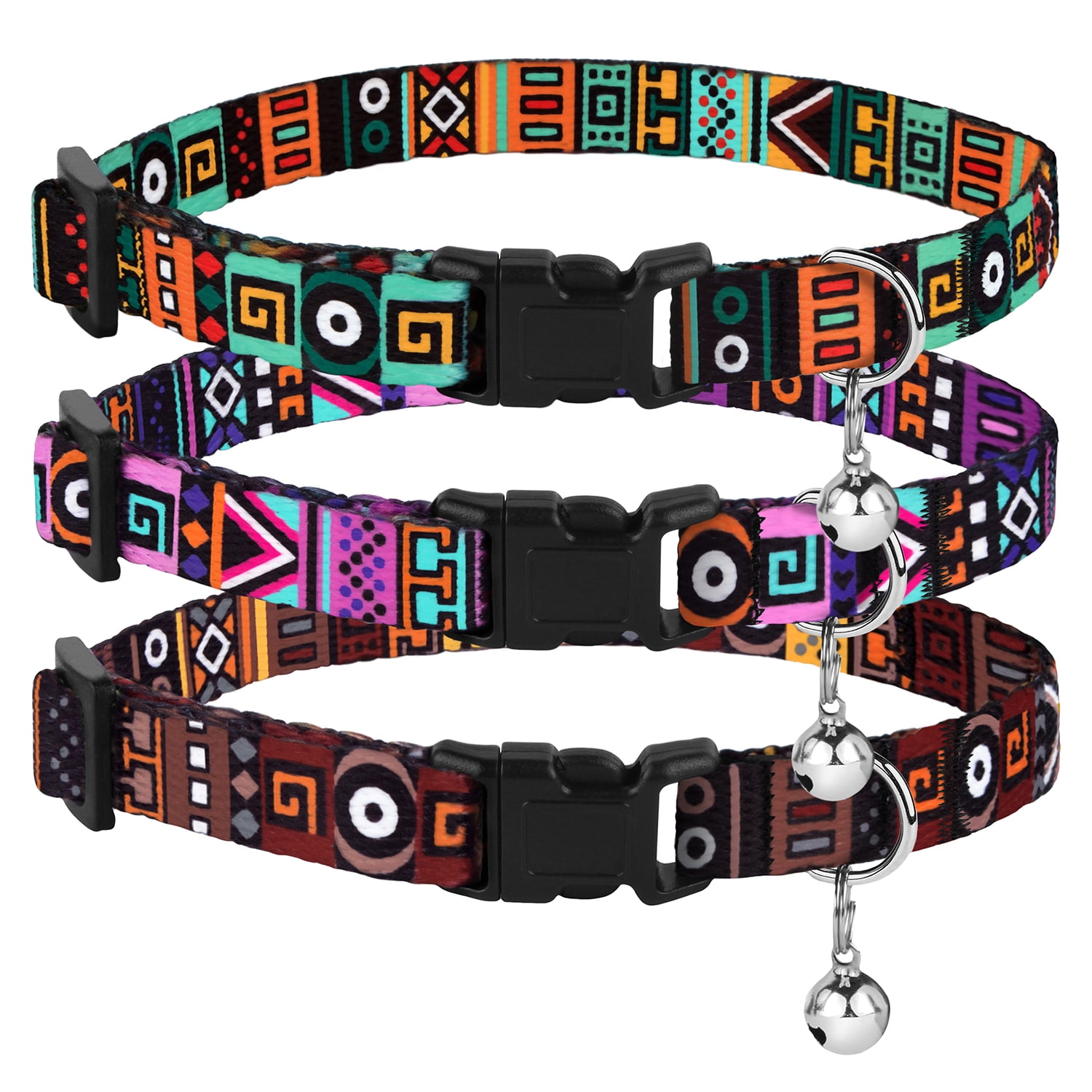 CollarDirect Cat Collar Breakaway Collars for Cats Kitten with Bell