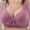 5-Purple, variant on YWDJ Sleep Bras for Women Plus Size Closure in Back Comfortable Bras No Underwire Bras Wide Strap Full Coverage Push up Wrap Sleep Bras Padded Lace Comfortable Bras Solid Comfy Bras Gray 80