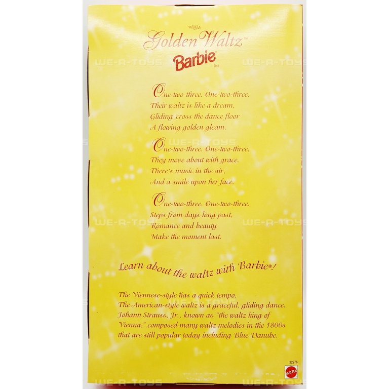 Barbie Golden Waltz Doll Special Edition 1998 Mattel No. 22976 NEW