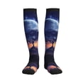 thumbnail image 3 of Compression Socks for Women and Men - Dreamy Starry Sky Tree Compression Socks Circulation for Workout, 3 of 8