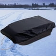 thumbnail image 2 of Oxford Cloth Ice Fishing Jet Sled Cover Ice Fishing Gear Accessories Waterproof Sun-Protection Sled Travel Cover for Outdoor Activities Winter Camping Hunting（420D：110*54*21cm black）, 2 of 4
