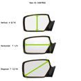 thumbnail image 5 of Burco 5397RSG Passenger Side Convex Replacement Mirror Glass for Nissan Quest, 5 of 6