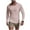 Pink, variant on Bixock Men Long Sleeved Shirts,Men Big and Tall Shirts Tops,Men Casual Tops Solid Color Long Sleeve Round Neck Base Layer Shirt with Chest Pocket Tops