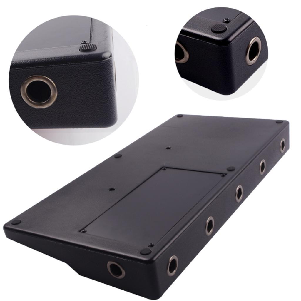 hejhncii Sturdy Guitar Pedalboard Case Guitar Effects Pedal Board Guitar Pedal Accessory