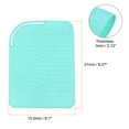 thumbnail image 2 of Uxcell Silicone Iron Hair Curling Pad, Multipurpose Iron Hot Resistant Mat Hair Curling Plate, Green, 2 of 6