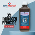 Epic Medical Supply Hydrogen Peroxide First Aid Antiseptic , 3 USP, 32