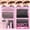 C, variant on Large Capacity Mixed Lash Book Segmented False Eyelashes, 40D+60D+80D+100D Wispy Spiky Cluster Lower Lashes, Reusable DIY Volume Individual Lashes for Daily Makeup