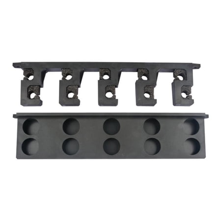 Youthyao 10 Rod Capacity Fishing Rod Organizers Wall Mounted Fishing Rods Rack Poles Stand for Garage Ceiling Enduring