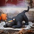 thumbnail image 2 of Gemmy 28" x 50" Inflatable Outdoor Halloween Cat, 2 of 2