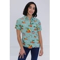 thumbnail image 2 of Disney Lion King Simba Nala Timon Matching Family Hawaiian Button Down Shirt Womens Sizes X-Small, 2 of 5