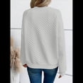 thumbnail image 4 of Sudadera de Cuello en V para Mujer, Larga, Estilo Jersey XXL, 4 of 5